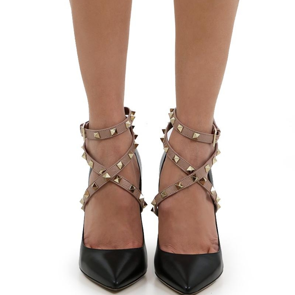 ๐ VALENTINO GARAVANI Rockstud Studwrap Pumps - Picture 3 of 13